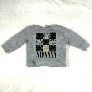 Nirvana Baby Sweatshirt Smiley Logo 3-6 Months